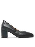 Czółenka - Clarks Czółenka Freva 55 Court 261718774 Granatowy - miniaturka - grafika 1