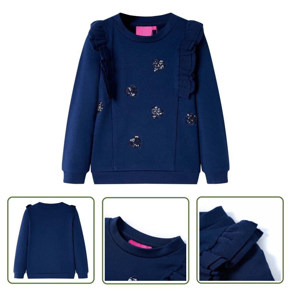 Bluza dziecięca - granatowa - 128 - Bluza Dla Dziecka