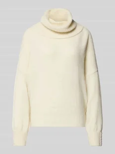 Sweter o kroju regular fit z dzianiny z dodatkiem wełny z alpaki model ‘IHKAMARA’ - Swetry damskie - miniaturka - grafika 1