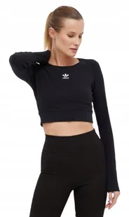 ADIDAS CZARNA DOPASOWANA BLUZKA Z DŁUGIM RĘKAWEM I LOGO S I2B - Adidas - Bluzki damskie ADIDAS CZARNA DOPASOWANA BLUZKA Z DŁUGIM RĘKAWEM I LOGO S I2B - Adidas - Bluzki damskie - miniaturka - grafika 1