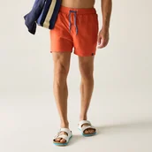 Kąpielówki męskie - Regatta Spodenki męskie kąpielówki Mawson Pomarańczowy, Rozmiar: 2XL - miniaturka - grafika 1