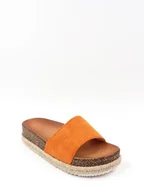 Klapki i japonki damskie - Viagiulia Klapki w kolorze pomarańczowym - miniaturka - grafika 1