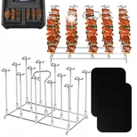 Akcesoria i części AGD - Ruszt Grill Grill Wielopinowy do Frytkownicy Air Fryer Ninja Foodi 2el Inox - miniaturka - grafika 1