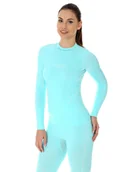 Pozostała odzież narciarska - Brubeck, Koszulka damska, Thermo, błękitny, rozmiar M - miniaturka - grafika 1