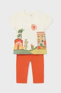 Dresy i komplety dla dziewczynek - Mayoral komplet niemowlęcy kolor pomarańczowy - miniaturka - grafika 1
