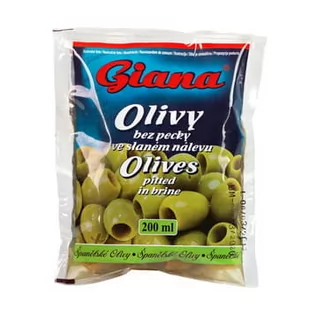 GIANA GIA.OLIWKI ZIEL.B.PESTKI 190G GIANA zakupy dla domu i biura! 50898998 - Warzywa w marynacie - miniaturka - grafika 1