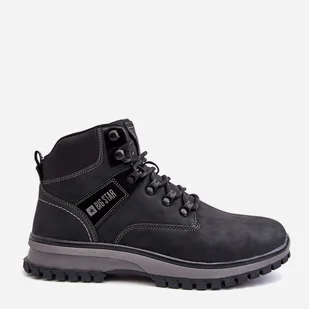 Buty trekkingowe męskie wysokie Big Star MM174019 43 Czarne (5900714678074) - Buty trekkingowe męskie - miniaturka - grafika 1