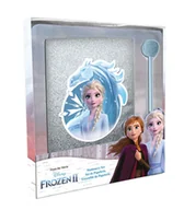 Akcesoria i dodatki do ubrań dla dzieci - Frozen Pamiętnik brokatowy z motywem 3Y39KN 3Y39KN SAM  ONE SIZE - miniaturka - grafika 1