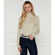 Bluzki damskie - CALVIN KLEIN JEANS Golf | Regular Fit - miniaturka - grafika 1