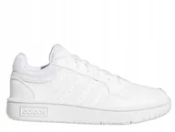 Sneakersy damskie - Buty damskie sneakersy młodzieżowe białe adidas Hoops 3.0 K GW0433 40 - miniaturka - grafika 1