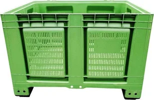 Werit-P Skrzyniopaleta plastikowa ażurowa. 4 stopy. Wym. zew.: 1200x1000x790mm - Pojemniki przemysłowe - miniaturka - grafika 1