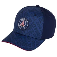 Czapki męskie - Czapka z daszkiem Paris Saint Germain cap all-over print granatowa - miniaturka - grafika 1