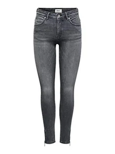 ONLY Dżinsy damskie Skinny Fit ONlKendell Life Reg Ankle, Medium Grey Denim, 27W / 30L - Spodnie damskie - miniaturka - grafika 1