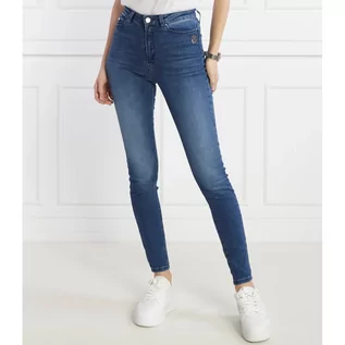 Spodnie damskie - Karl Lagerfeld Jeansy ikonik | Skinny fit - grafika 1