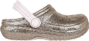 Crocs Klapki Crocs Classic Glitter Lined Clog 205937-2UB - 19/20 - Buty dla dziewczynek - miniaturka - grafika 1