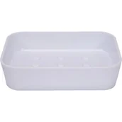 Akcesoria do armatury i ceramiki - FALA Mydelniczka Cuboid Biały - miniaturka - grafika 1