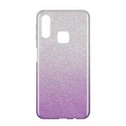 Etui i futerały do telefonów - Wozinsky Glitter Case błyszczące etui pokrowiec z brokatem Samsung Galaxy A40 fioletowy - miniaturka - grafika 1