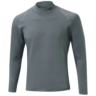 Mizuno Breath Thermo BioGear Base Layer grey golfowa koszulka termiczna - Golf - miniaturka - grafika 1