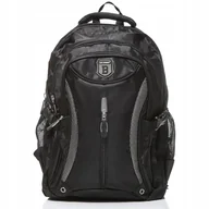 Plecaki - Plecak do Pracy Męski Czarny Duży A4 Sportowy Wodoodporny Bag Street 67C - miniaturka - grafika 1