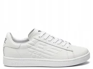 Buty sportowe męskie - Buty Męskie EA7 X8X001-XCC51-O001 EA7 Sneakers Białe 42 2/3 - miniaturka - grafika 1