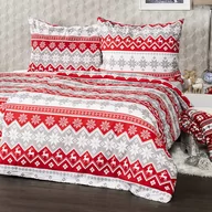 Pościel - 4Home Świąteczna pościel flanelowa Red nordic, 160 x 200 cm, 70 x 80 cm, 160 x 200 cm, 70 x 80 cm - miniaturka - grafika 1
