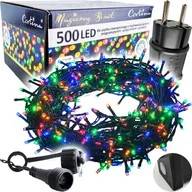 Oświetlenie świąteczne - LAMPKI CHOINKOWE 500 LED zewnętrzne IP44 CE ATESTY NA CHOINKE PROGRAMATOR - miniaturka - grafika 1