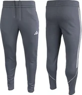 Spodnie sportowe męskie - Adidas Spodnie męskie adidas Tiro 23 League Sweat Tracksuit Bottoms szare HZ3019 S - miniaturka - grafika 1
