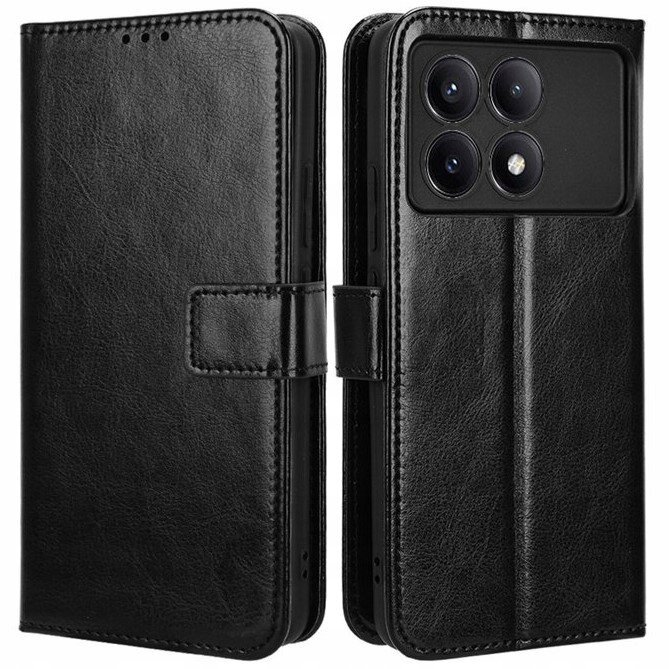 Etui Z Klapką Do Xiaomi Poco F6 Pro 5G Plecki Eko Skóra Portfel