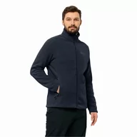 Kurtki męskie - Dziecięca kurtka polarowa Jack Wolfskin WINTERSTEIN FZ M night blue - M - miniaturka - grafika 1