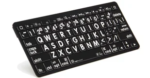 Logickeyboard LKB-LPWB-BTON-DE klawiatura Uniwersalne Bluetooth QWERTZ Niemiecki Czarny LKB-LPWB-BTON-DE - Klawiatury - miniaturka - grafika 1