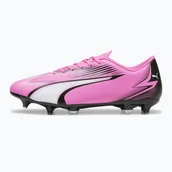 Piłka nożna - Buty piłkarskie PUMA Ultra Play MxSG poison pink/puma white/puma black - miniaturka - grafika 1