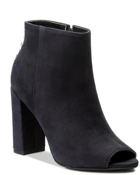 CARINII BOTKI DAMSKIE SKÓRZANE GRANAT 39 3E7G4* EU 39 3_7