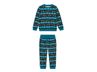 lupilu® Dres dziecięcy z bawełny, 2 elementy (98/104, We wzory/ zielony) - Spodnie i spodenki dla chłopców - miniaturka - grafika 1