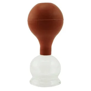 Bańka chińska szklana próżniowa z gruszką - 4,0 cm - Akcesoria medycyny naturalnej - miniaturka - grafika 1