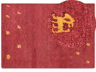 Dywany - Dywan wełniany 160x230 cm czerwony YARALI - miniaturka - grafika 1