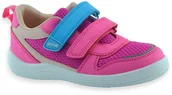 Buty dla dziewczynek - Dziewczęce trampki do szkoły tenisówki Befado 452Y001 Fun Różowe - miniaturka - grafika 1