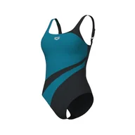 Stroje kąpielowe - Arena Damski kostium kąpielowy Liliana z miseczką B Shapewear - miniaturka - grafika 1