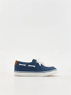 Reserved - Bawełniane trampki - granatowy - Buty dla chłopców - miniaturka - grafika 1