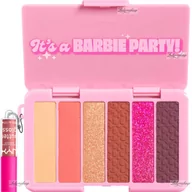 Cienie do powiek - NYX Professional Makeup - BARBIE - MINI COLOR PALETTE & LIP GLOSS - ZESTAW - Mini paleta 6 cieni do makijażu - 4,8 g + Mini błyszczyk do ust - 1,7 ml - 01 - IT''S A BARBIE PARTY - EDYCJA LIMITOWANA - miniaturka - grafika 1