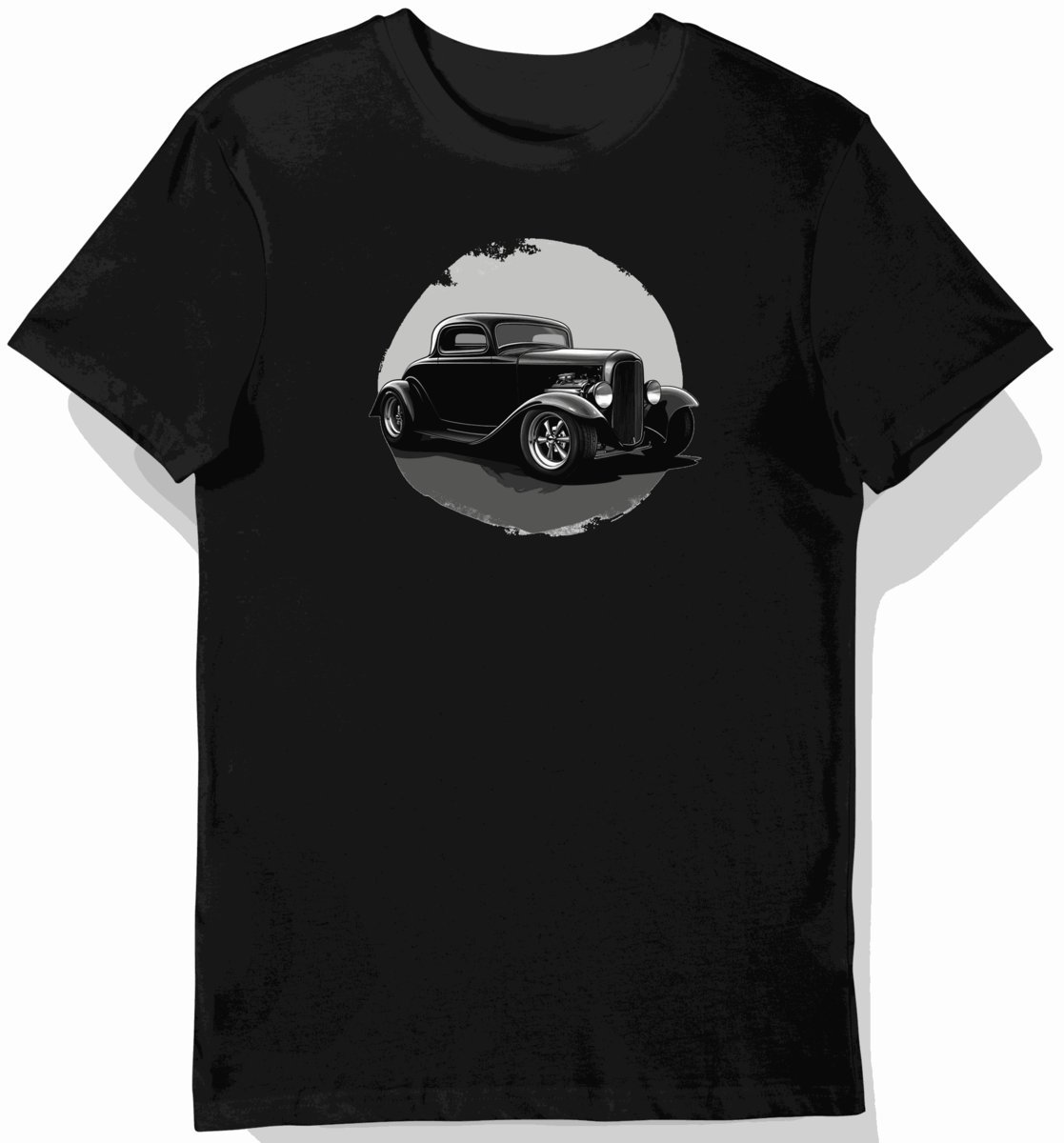 Koszulka męska czarna z Klasycznym Fordem 1932 3XL
