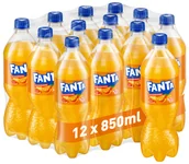 Napoje gazowane - Napój Fanta Orange 850ml butelka PET  12 szt - miniaturka - grafika 1