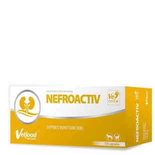 Vetfood NefroActiv 120 caps - Suplementy i witaminy dla psów - miniaturka - grafika 1