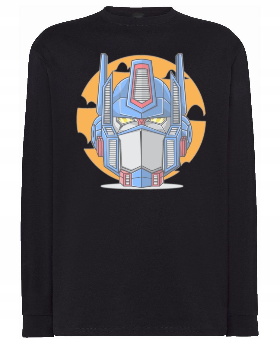 Longsleeve męski fajny nadruk ROBOT r.4XL