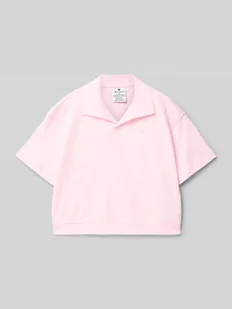 T-shirt z wykładanym kołnierzem - Koszulki dla dziewczynek - miniaturka - grafika 1