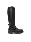 Kozaki damskie - Clarks Kozaki Orinoco 2 Tall 26179096 Czarny - miniaturka - grafika 1