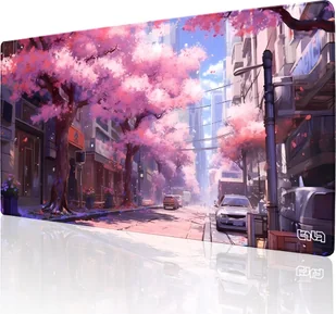Podkładka Tilt PODKŁADKA GAMINGOWA Sakura City 100x50 TILT Na biurko XXL Antypoślizgowa - Podkładki pod mysz - miniaturka - grafika 1