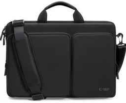 Tech-Protect Torba na laptopa 17" na ramię, Defender Bag, czarna - Torby na laptopy - miniaturka - grafika 1