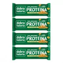 Dobra Kaloria Baton proteinowy z kremem orzechowym i solą Zestaw 4 x 45 g - Batony proteinowe - miniaturka - grafika 1