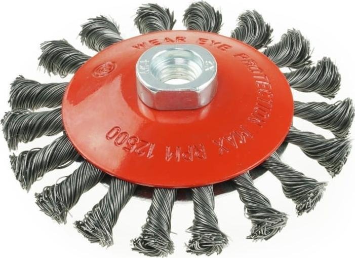 Dedra SZCZOTKA DRUCIANA STOŻKOWA 125MM M14 DRUT SKRĘCANY F40-125 DEDRA