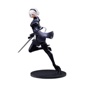 Figurki dla dzieci - figurka nier:automata form-ism pvc yorha android 2b (yorha no.2 type b) no goggles ver. 18 cm statuetka - miniaturka - grafika 1
